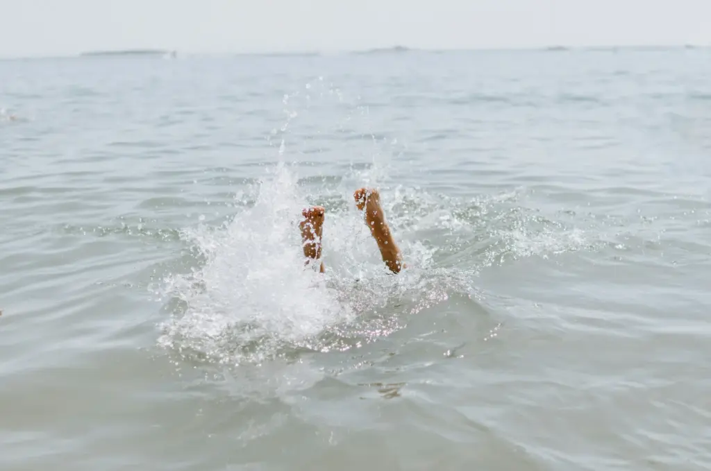 Füße im Meer